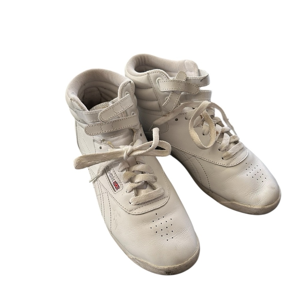 Reebok Classic White High-Top Sneakers